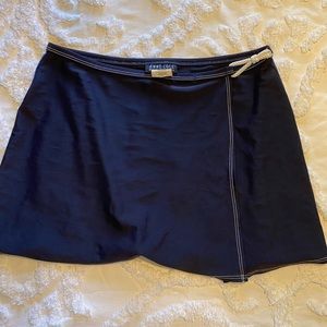 Cute nautical swim skirt.